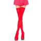 Щільні непрозорі панчохи Leg Avenue Opaque Nylon Thigh Highs Red, one size