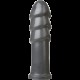 Фалоімітатор для фістингу Doc Johnson American Bombshell B-10 Warhead Gun Metal, діаметр 6,9 см