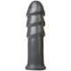 Фаллоимитатор для фистинга Doc Johnson American Bombshell B-10 Warhead Gun Metal, диаметр 6,9см