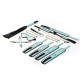 БДСМ-набор Liebe Seele Vivid Sky 8 Pieces Set, 8 аксессуаров, экокожа на бархатной основе