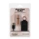 Вибропуля PowerBullet First-Class Bullet 2.5″ with Key Chain Pouch, Rose Gold, 9 режимов вибрации