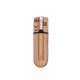 Вибропуля PowerBullet First-Class Bullet 2.5″ with Key Chain Pouch, Rose Gold, 9 режимов вибрации