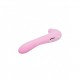 Вакуумний стимулятор з вібрацією Wooomy Smoooch Pink Clitoral Suction & Vibration, 10х2 режимів