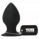 Tom of Finland Medium Silicone Anal Plug - Средняя анальная пробка с присоской, 10 см (черный)