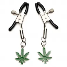 Charmed Mary Jane Nipple Clamps - Затискачі для сосків, 8,8 см (зелений)