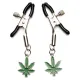 Charmed Mary Jane Nipple Clamps - Затискачі для сосків, 8,8 см (зелений)