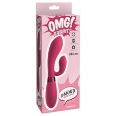 Pipedream OMG Mood Silicone Vibrator - силиконовый вибратор-кролик, 10.1х3.5 см
