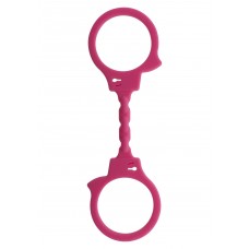 ToyJoy Stretchy Fun Cuffs Pink - Наручники, 25 см (рожеві)