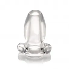 Master Series Clear Hollow Anal Plug - Анальна пробка-тунель, 9,9 см (прозорий)