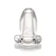 Master Series Clear Hollow Anal Plug - Полая анальная пробка-тоннель, 9,9 см (прозрачный)