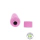 Fuck Green Pink Eco Vibrator - Вібратор, 18 см (рожевий)