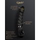 Gvibe Gjack 2 - Анатомический витой вибратор, 22х3.7 см (черный)