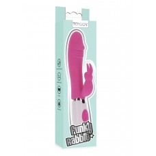 Toy Joy Funky Rabbit Pink - Вібратор-кролик, 19х3 см (рожевий)