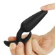 LoveToy Lure Me Butt Plug Slim Black S - Маленькая анальная пробка, 10х2.5 см (чёрный)