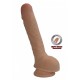 Get Real Dual Density Dildo 9 - Реалистичный фаллоимитатор, 16х4,7 см (телесный)