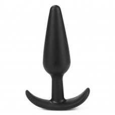 LoveToy Lure Me Butt Plug Slim Black S - Маленькая анальная пробка, 10х2.5 см (чёрный)