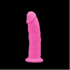 SilexD Robby Pink Glow in the dark - Фаллоимитатор двухслойный, 15.5х3.5 см