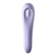 Satisfyer Dual Pleasure - Смарт вибратор и вакуумный стимулятор 2 в 1, 18х4.9 см (сиреневый)