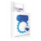 Toy Joy Flexible Ring & Finger Vibe - ерекційне кільце і насадка на палець 2 в 1, 7х3.5 см (синій)