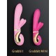 Gvibe Grabbit - Вибратор для клитора и точки G с тремя моторами, 12х4 см (розовый)