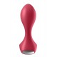 Satisfyer Backdoor Lover Red анальная пробка с вибрацией, 11.5х3.3 см ( красный)