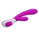 LyBaile - Pretty Love Colby Vibrator - Силіконовий вібратор-кролик, 21.5х3.5 см