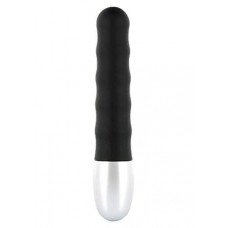 Seven Creations Discretion Ribbed Vibrator - Міні-вібратор, 11х2 см. (чорний)