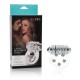 CalExotics Maximus Ring 5 Stroker Beads - подвійне віброкільце, 6х2.5 см (прозорий)