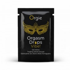 Orgie Orgasm Drops Vibe - cтимулирующая сыворотка с эффектом вибрации пробник, 2 мл (персик)