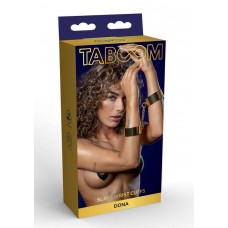 Taboom Slave Wrist Cuffs - Наручники металеві, (золотий)