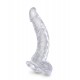 Pipedream King Cock 7.5 In Cock w Balls - Реалистичный фалоимитатор на присоске, 17.1х3.8 см, (прозрачный)