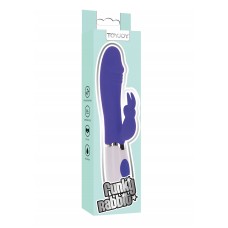 Toy Joy Funky Rabbit - Вібратор-кролик, 19х3 см (фіолетовий)