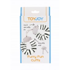 Наручники Furry Fun Cuffs (чорно-білий)
