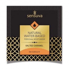 Sensuva - Natural Water-Based Salted Caramel - Пробник лубриканта, 6 мл