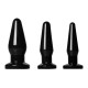 Black Anal Plug LARGE – Анальна пробка, 14 см (чорний)