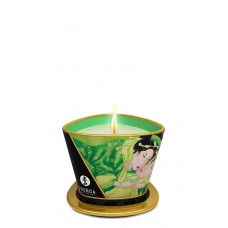 Shunga Massage Candle Exotic Green Tea - Массажная свеча с ароматом зелёного чая, 170 мл