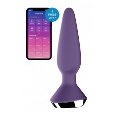 Satisfyer Plug-ilicious 1 - Анальна смарт-пробка, 14х3 см, (фіолетова)