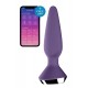 Satisfyer Plug-ilicious 1 - Анальна смарт-пробка, 14х3 см, (фіолетова)