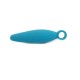 Topco Sales Climax Anal Finger Plug - Анальний стимулятор, 8.8х2.5 см (блакитний)