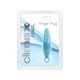 Topco Sales Climax Anal Finger Plug - Анальний стимулятор, 8.8х2.5 см (блакитний)