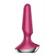 Satisfyer Plug-ilicious 2 - Анальна смарт-пробка, 14х3 см, (малінова)