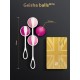 Gvibe Geisha balls Mini - Інтимні кульки для початківців, 2.2 см (рожевий)