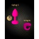 Gvibe Gplug Small - Инновационная маленькая дизайнерская пробка с вибрацией, 8х2.8 см (розовая)