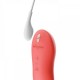 We-Vibe Touch X + Лубрикант 50 мл - Интимний стимулятор, 10.2х4. 3 см (помаранчевий)