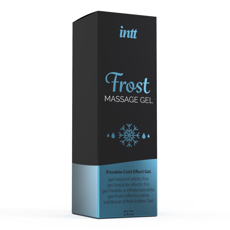 Intt Frost Gel - съедобный массажный гель мята, 30 мл