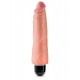 Pipedream King Cock 8'' Vibr Stiffy - Реалистичный вибратор, 21х6 см (бежевый)