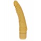 Get Real Gold Dicker Slim Vibrator - Вібратор на батарейках, 16х4.7 см (золотистий)