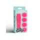 Toy Joy Funky Massager - Вібромасажер з насадками, 10х2.5 см (рожевий)