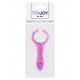 Toy Joy Vibrating Clit-stim C-ring - виброкольцо на пенис, 10х3,5 см (розовый)