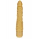 Get Real Gold Dicker Slim Vibrator - Вібратор на батарейках, 16х4.7 см (золотистий)